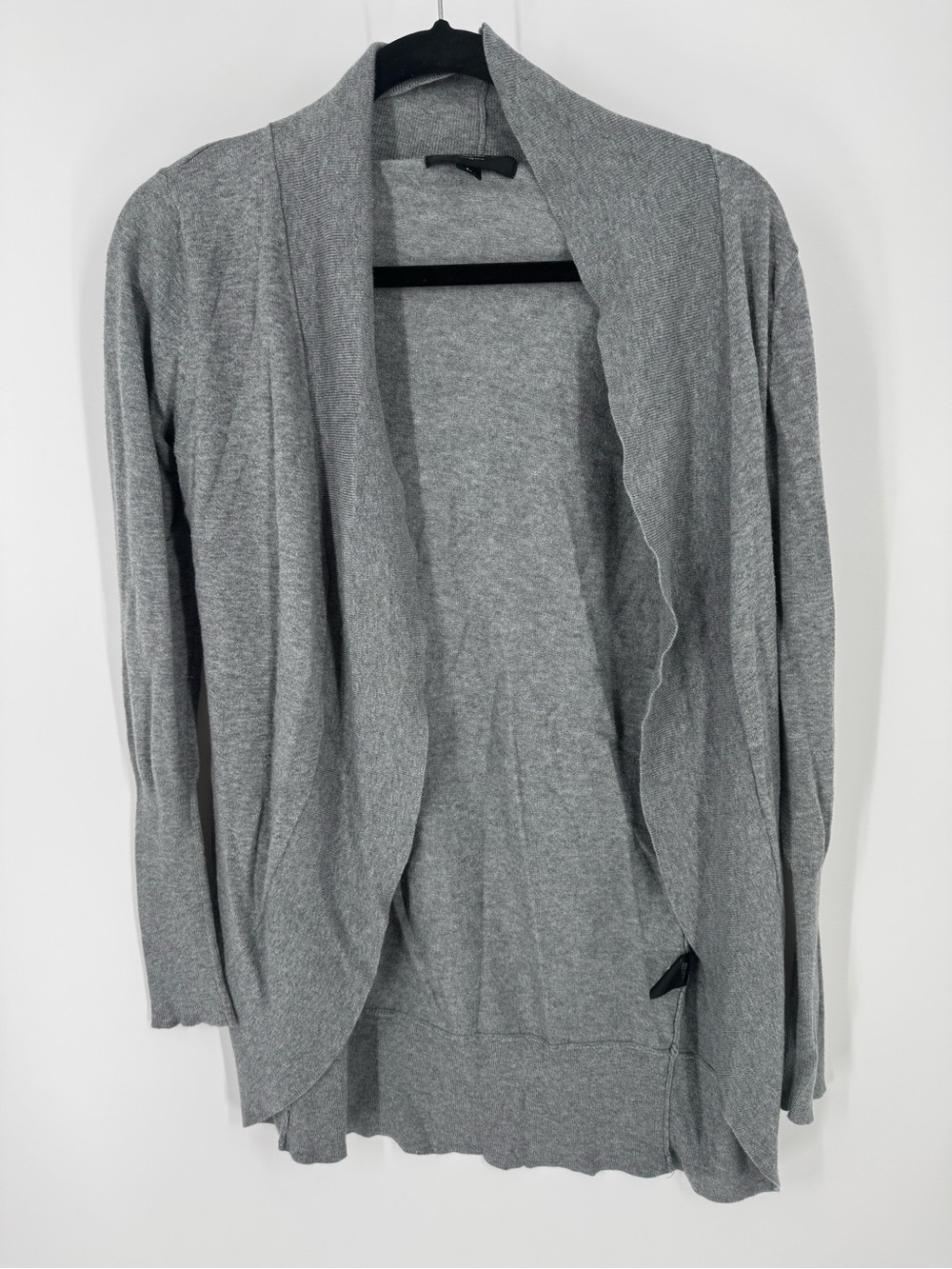 Mossimo Supply Co. Heather Gray Open-Front Cardigan